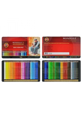 Koh-i-Noor Mondeluz Aquarell Sulu Boya Kalem Seti 72li