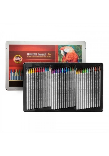 Koh-i-Noor Progresso Aquarell Woodless Coloured Pencil Set 36lı