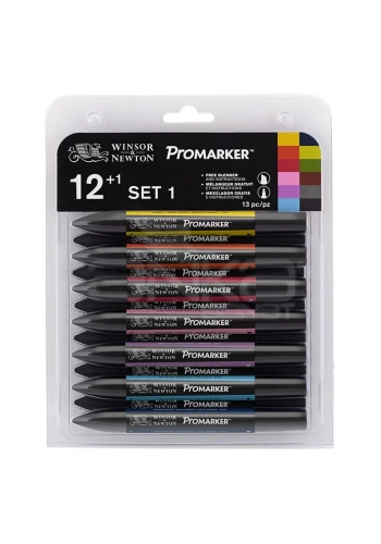 Winsor & Newton Promarker 12+1 Set 1