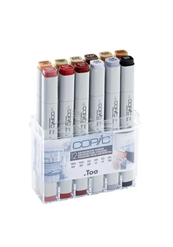 Copic Marker 12li Set Architecture Colors