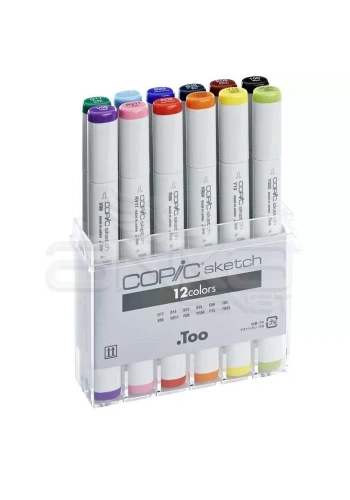 Copic Sketch Marker 12li Set Basic Colors