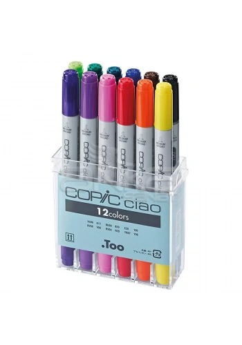 Copic Ciao Marker 12li Set Basic Colors
