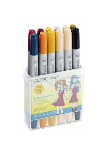 Copic Ciao Marker 12li Set School Uniforms