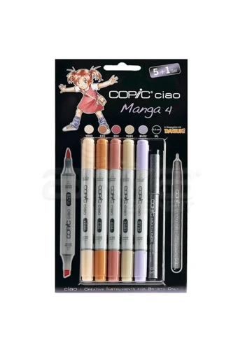 Copic Ciao Marker 5+1 Set Manga 4