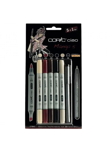Copic Ciao Marker 5+1 Set Manga 5