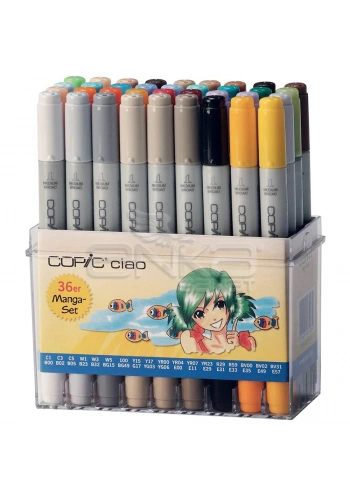 Copic Ciao Marker 36lı Set Manga