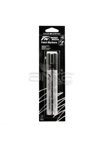 Daler Rowney FW Mixed Media Paint Marker Sets 103 1-2mm Yuvarlak Uç (S)