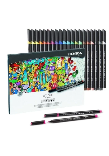 Lyra Hi-Quality Metal Art Pen 20li Set