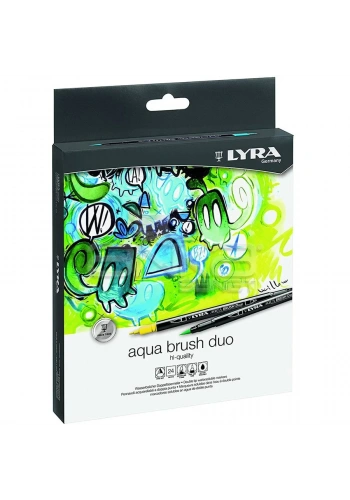 Lyra Aqua Brush Duo Fırça Uçlu Kalem 24lü Set