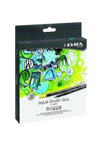 Lyra Aqua Brush Duo Fırça Uçlu Kalem 36lı Set