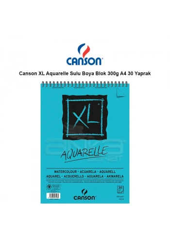 Canson XL Aquarelle Sulu Boya Blok 300g A4 30 Yaprak