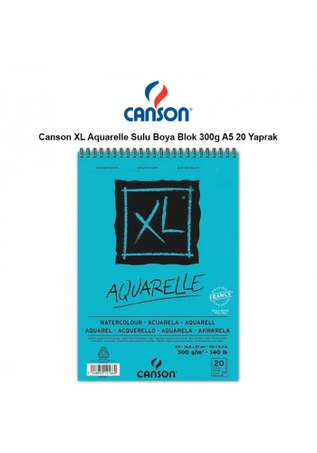 Canson XL Aquarelle Sulu Boya Blok 300g A5 20 Yaprak