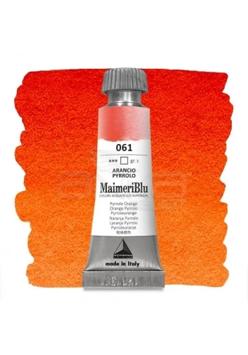 Maimeri Blu Tüp Sulu Boya 12 ml S3 No:061 Orange Pyrrolo