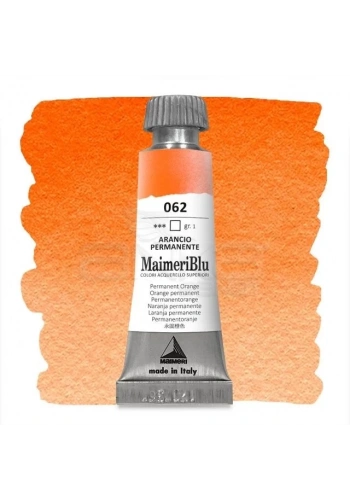 Maimeri Blu Tüp Sulu Boya 12 ml S1 No:062 Permanent Orange
