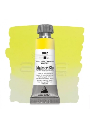Maimeri Blu Tüp Sulu Boya 12 ml S3 No:082 Cadmium Yellow Lemon