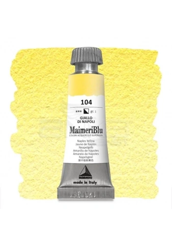 Maimeri Blu Tüp Sulu Boya 12 ml S1 No:104 Naples Yellow