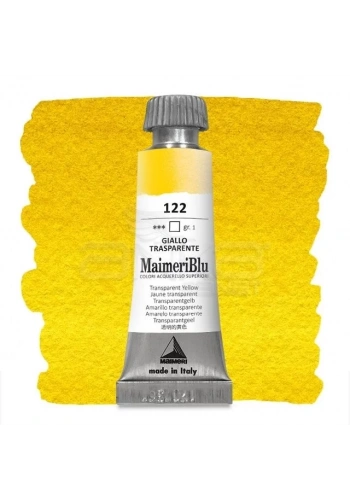 Maimeri Blu Tüp Sulu Boya 12 ml S1 No:122 Transparent Yellow