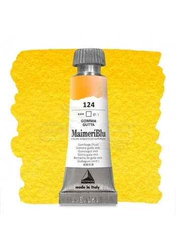 Maimeri Blu Tüp Sulu Boya 12 ml S1 No:124 Gamboge (Hue)