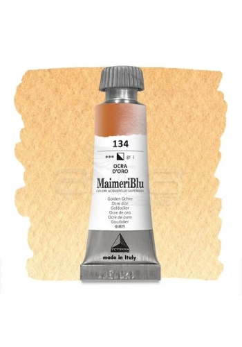 Maimeri Blu Tüp Sulu Boya 12 ml S1 No:134 Golden Ochre