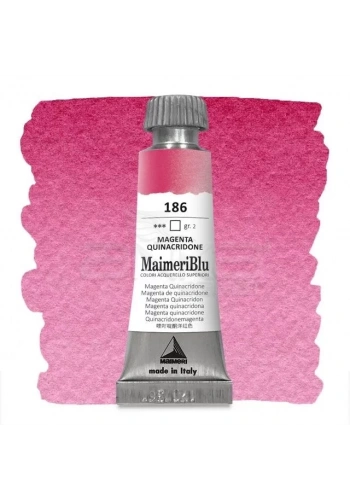 Maimeri Blu Tüp Sulu Boya 12 ml S2 No:186 Magenta Quinacridone