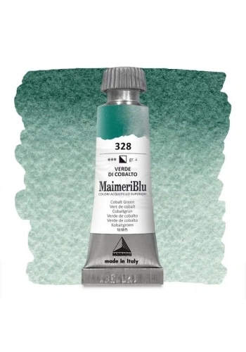 Maimeri Blu Tüp Sulu Boya 12 ml S4 No:328 Cobalt Green