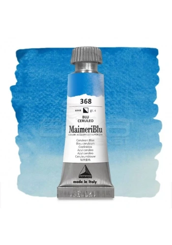 Maimeri Blu Tüp Sulu Boya 12 ml S4 No:368 Cerulean Blue