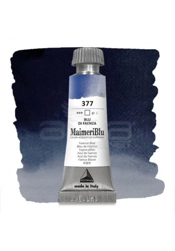 Maimeri Blu Tüp Sulu Boya 12 ml S2 No:377 Faience Blue