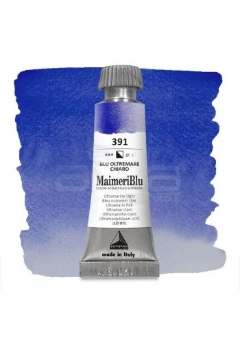 Maimeri Blu Tüp Sulu Boya 12 ml S1 No:391 Ultramarine Light