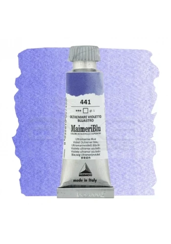 Maimeri Blu Tüp Sulu Boya 12 ml S1 No:441 Ultramarine Blue