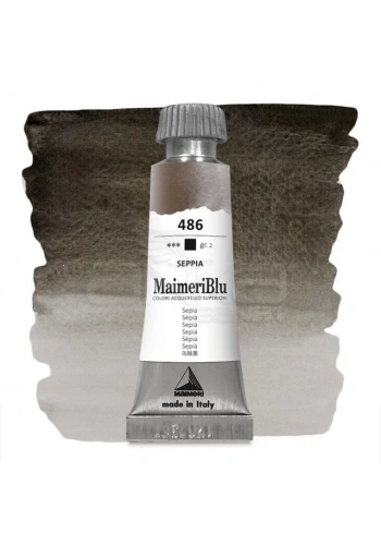 Maimeri Blu Tüp Sulu Boya 12 ml S2 No:486 Sepia