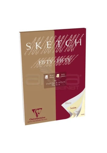 Clairefontaine Blanc Ivory Çizim Defteri 90g 100 Yaprak A4