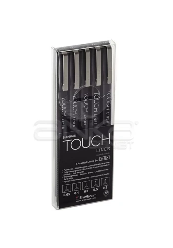 Touch Liner Teknik Çizim Kalemi 5li Set Siyah SH4100005