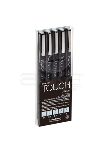 Touch Liner Teknik Çizim Kalemi 5li Set Cool Grey SH4101205