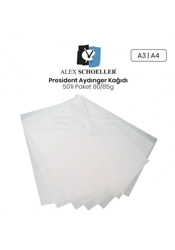 Alex Schoeller President Aydınger Kağıdı 50li Paket 80/85g