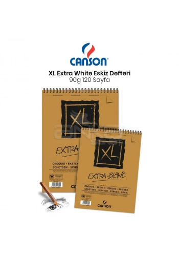 Canson XL Extra White Eskiz Defteri 90g 120 Yaprak