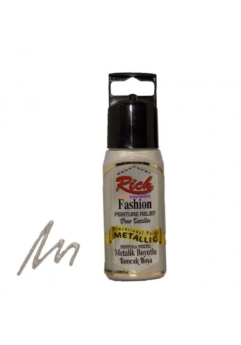 Rich Funny Kids Metalik Boyutlu Boncuk Boya 4352 Gümüş