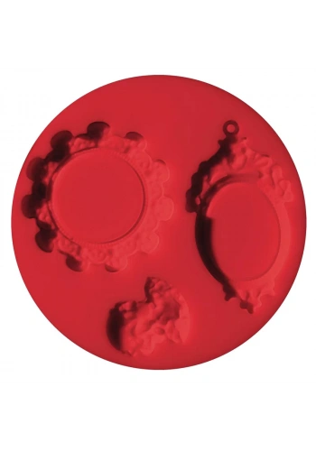 8725 25 Aksesuar FIMO® Silicone Push Mould Kalıp Minyatür