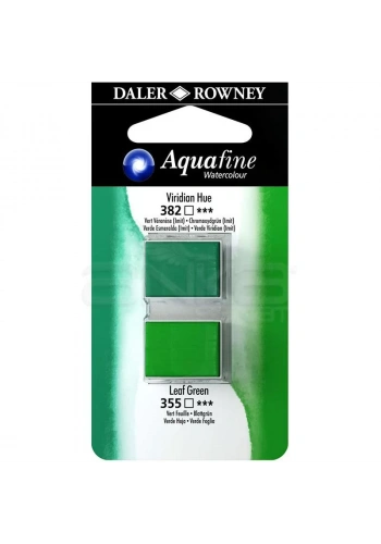 Daler Rowney Aquafine Sulu Boya Tablet 2li Viridian- Leaf Green