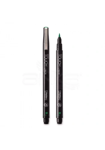 Touch Liner Brush Green Deep Fırça Uçlu Kalem B