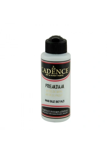 Cadence Premium Akrilik Boya 120ml 6440 Buz Beyazı