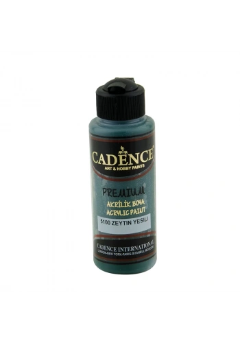 Cadence Premium Akrilik Boya 120ml 5100 Zeytin Yeşili