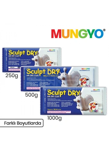 Mungyo Air Sculpt Dry Seramik Hamuru Beyaz
