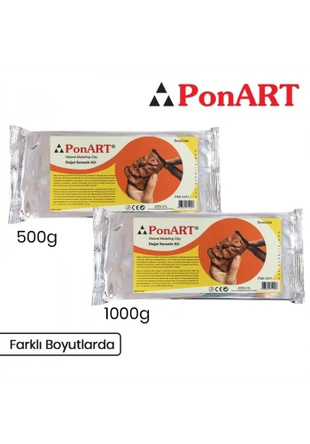 Ponart Seramik Hamuru Toprak Rengi