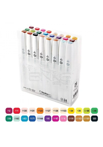 Touch Twin Brush Marker Kalem 24lü Set