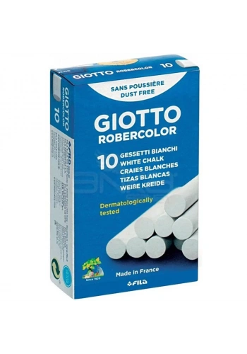 Giotto Robercolor Tozsuz Tebeşir Beyaz 10lu Paket 538700