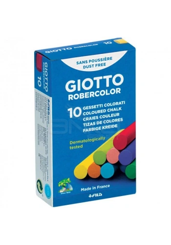 Giotto Robercolor Tozsuz Tebeşir Karışık Renkli 10lu Paket 538900