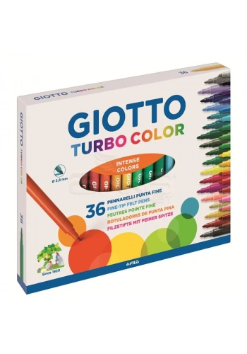 Giotto Turbo Color Keçeli Kalem 36lı – 418000