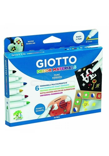 Giotto Decor Materials Keçeli Kalem 6lı 453300
