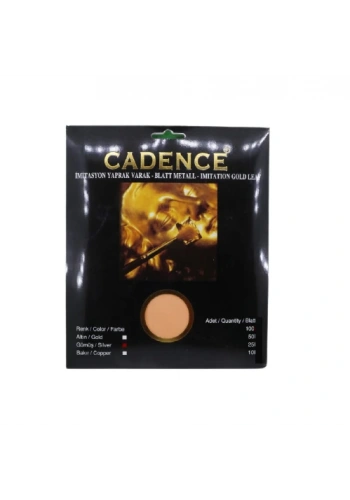 Cadence Yaprak Varak Bakır 16x16cm