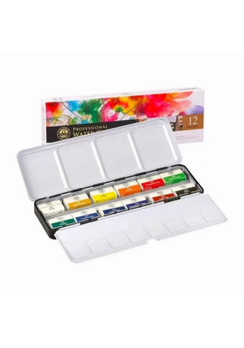 Mungyo Professional Watercolor 12li Tam Tablet